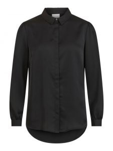 Vila satijnen blouse black €34,99