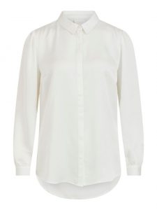 Vila satijnen blouse snow white €34,99