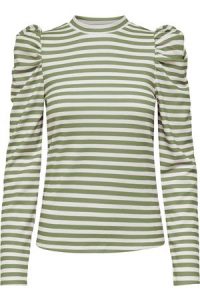 JDY t shirt streep groen €16,99