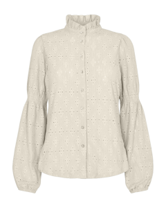 Freequent blouse ajour creme €49,95