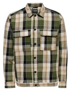 Only & Sons overshirt groen €39,99